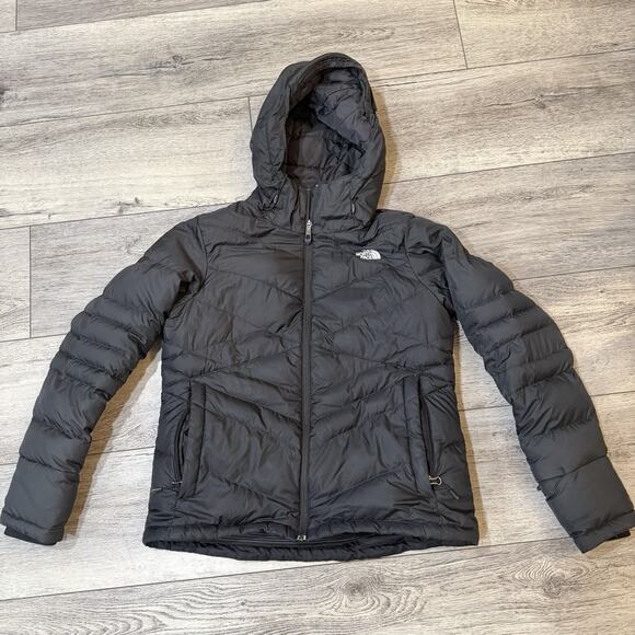 The North Face Jackets & Blazers - The North Face Puffer Down Fill 550 Black Jacket Women’s Size Large EUC ski
